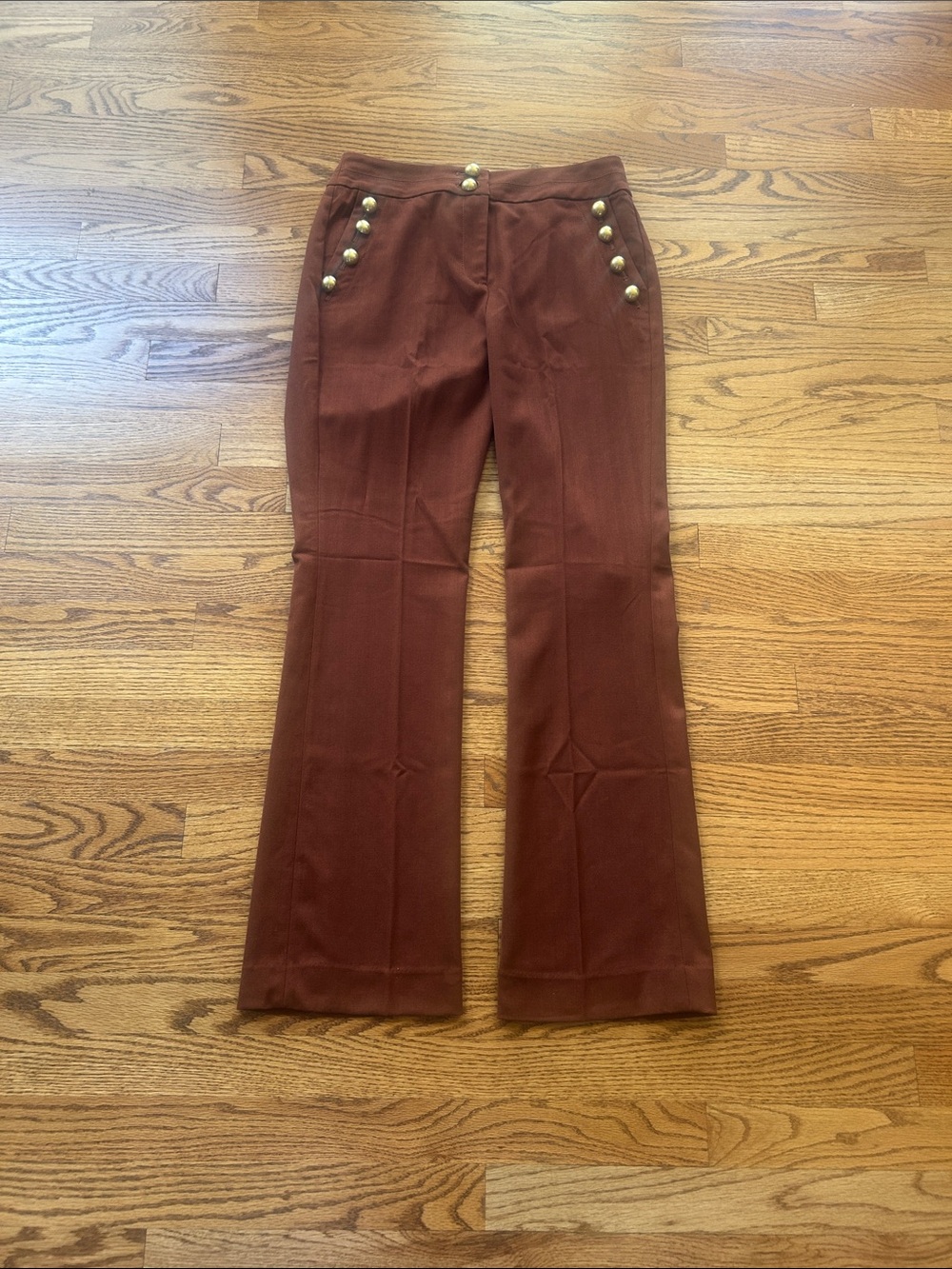 White House Black Market Brown Blake Bootcut Pants Size 6